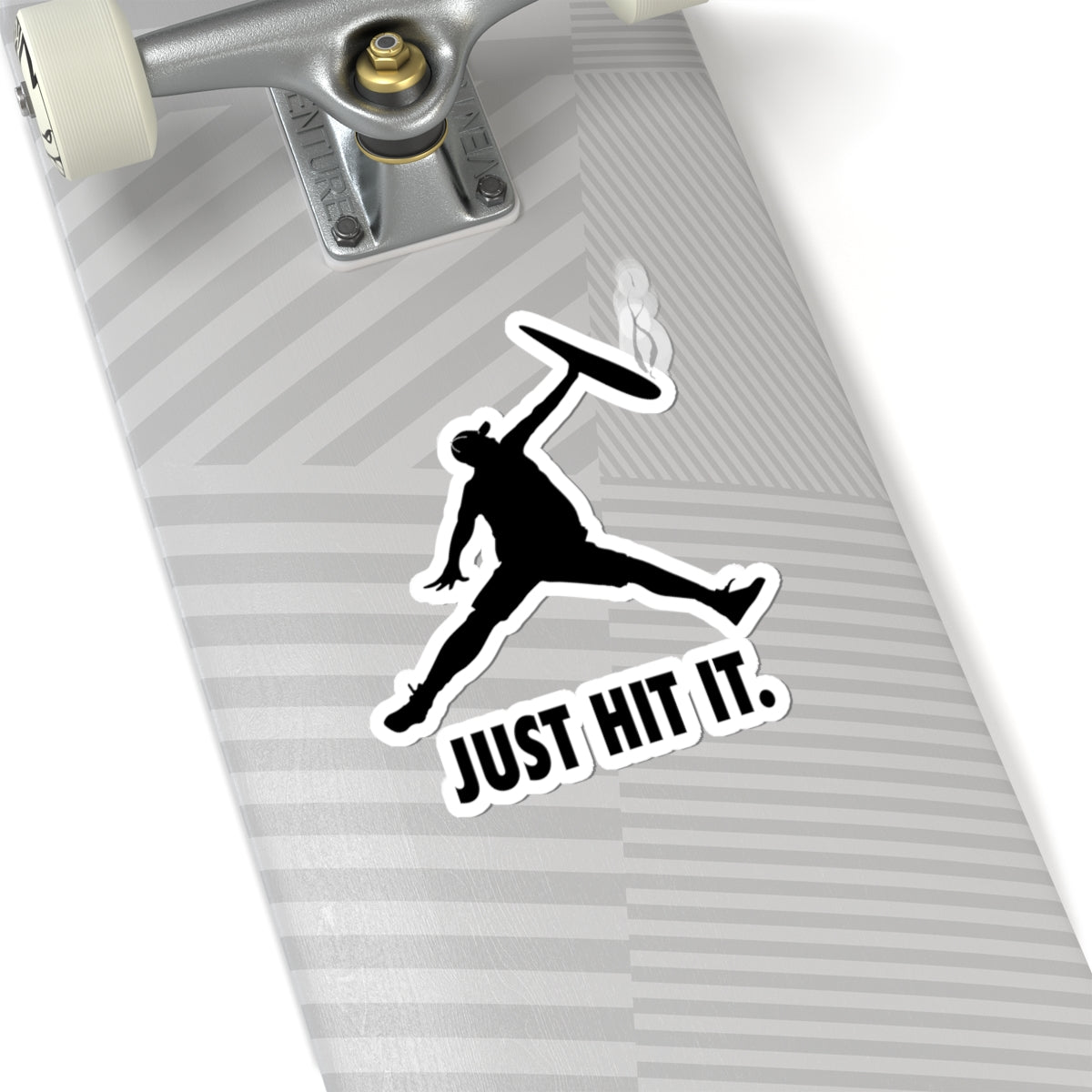 JUST HIT IT Logo Cut Sticker — Silhouette Ace Logo