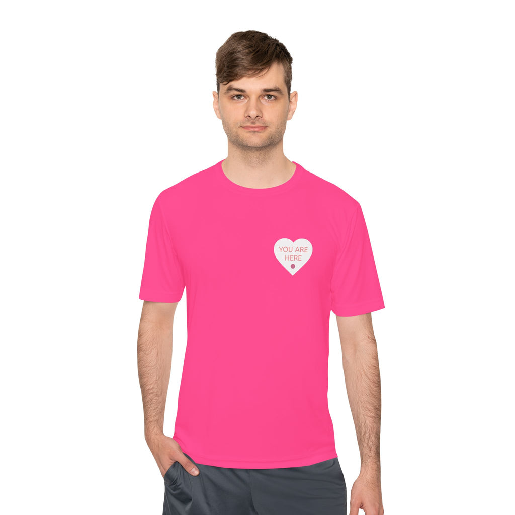 You Are Here Performance Tee —  Moisture-Wicking Shirt