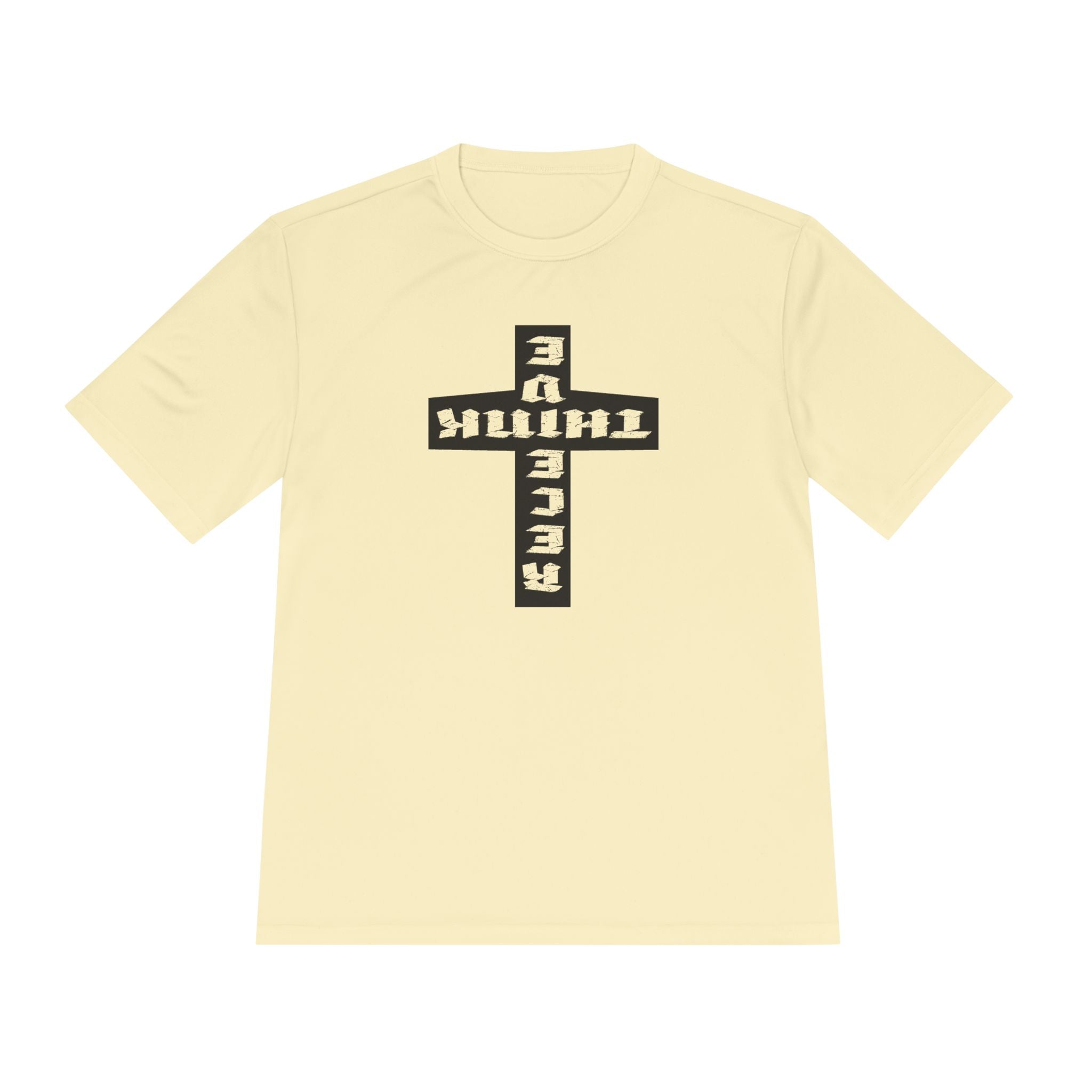 Think / Receive Reverse Cross Performance Tee —  Moisture-Wicking Shirt