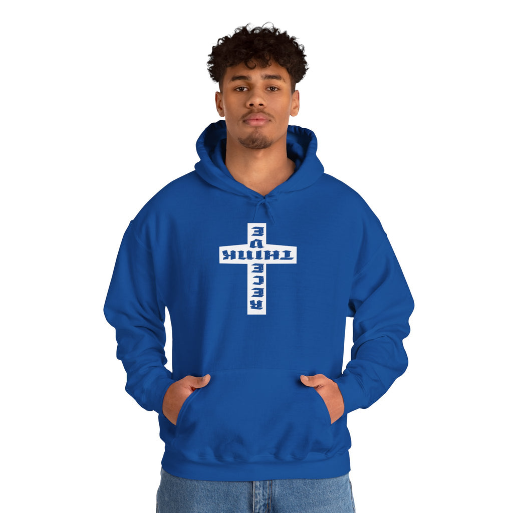 Think / Receive Reverse Cross Hoodie