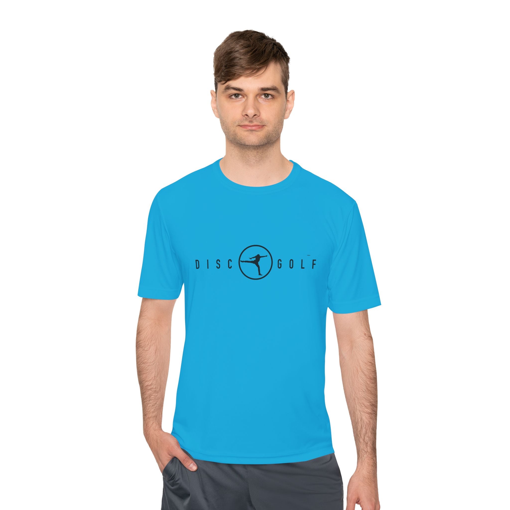 Disc Golf Man Performance Tee —  Moisture-Wicking Shirt