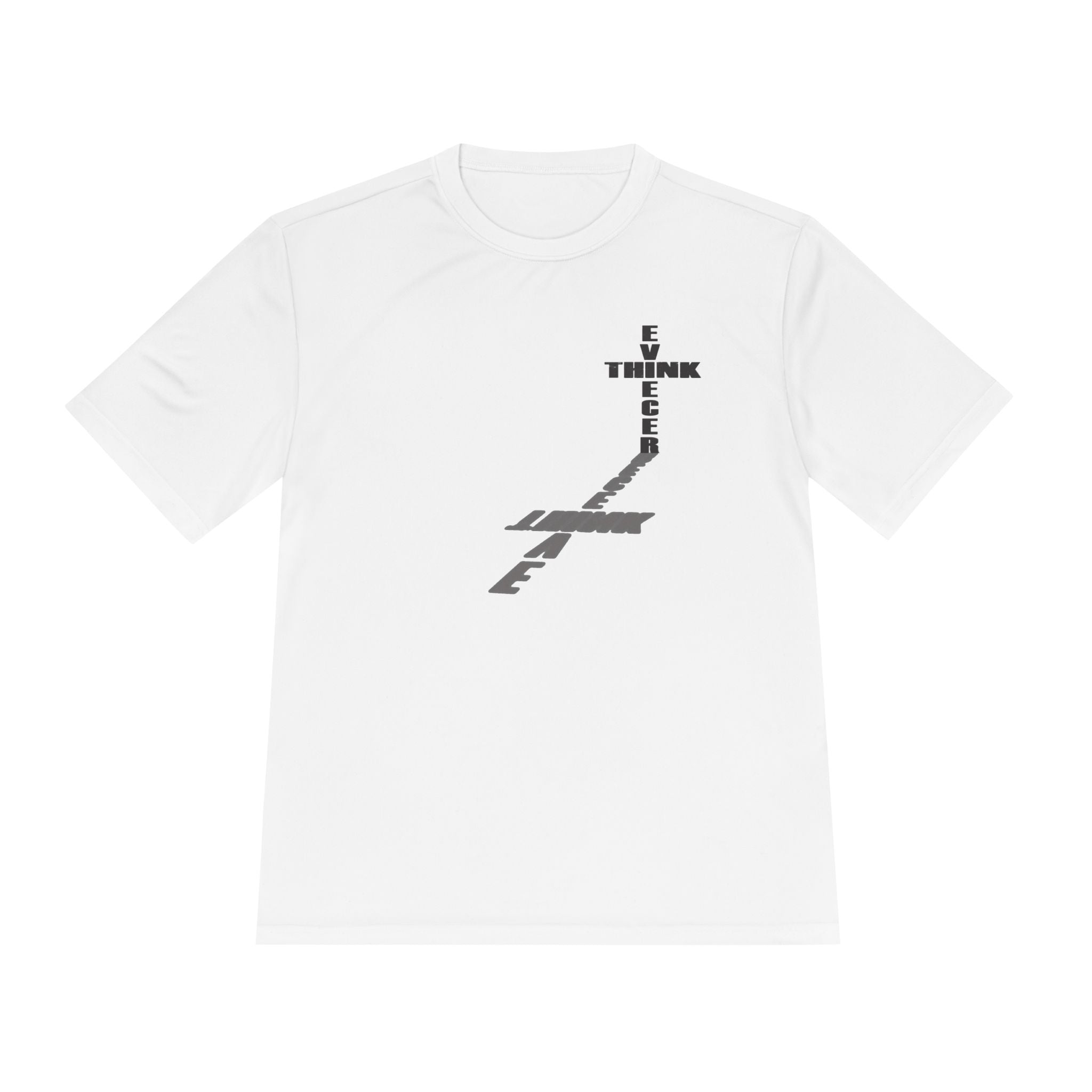 Think / Receive Small Cross Performance Tee —  Moisture-Wicking Shirt
