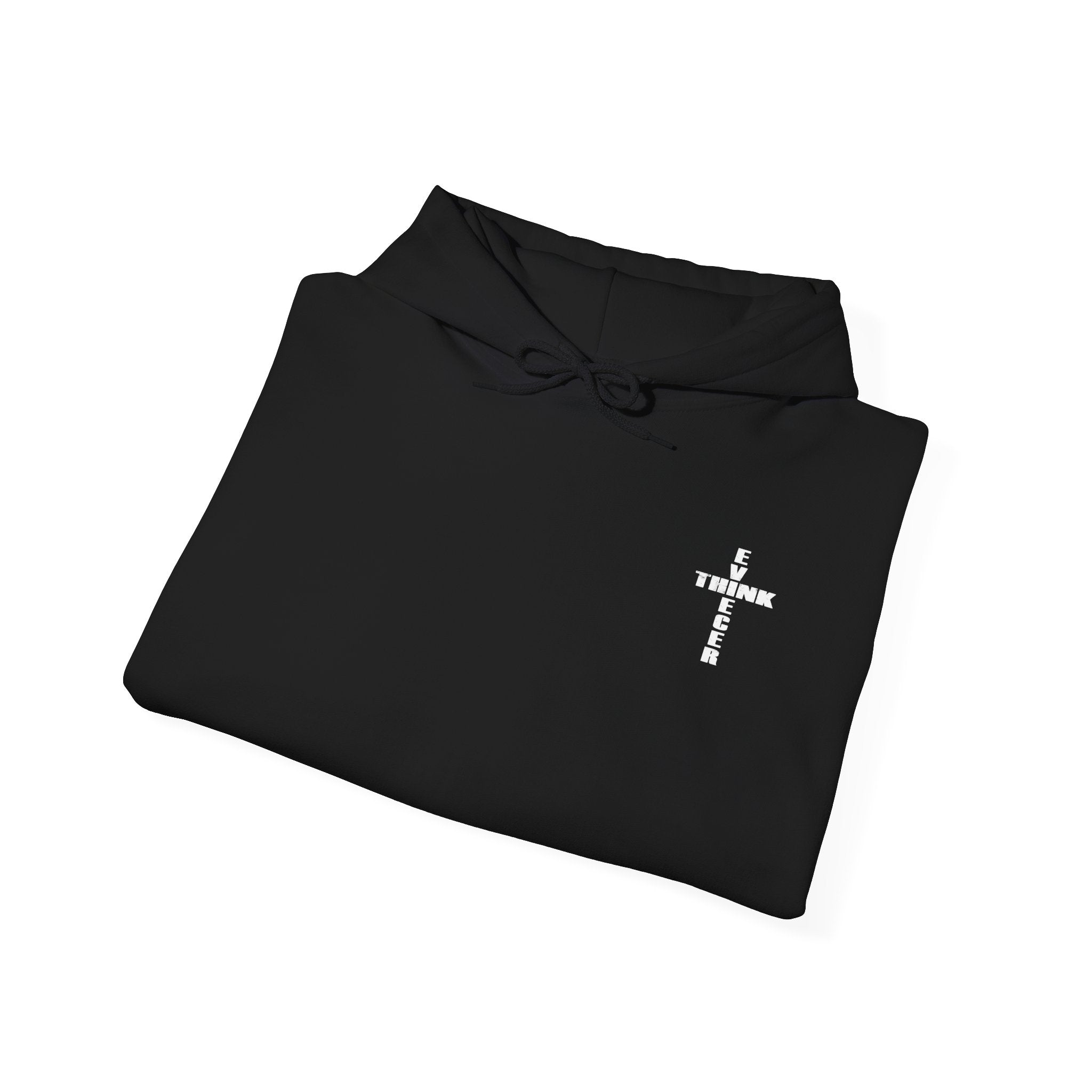 Think / Receive Small Cross Hoodie