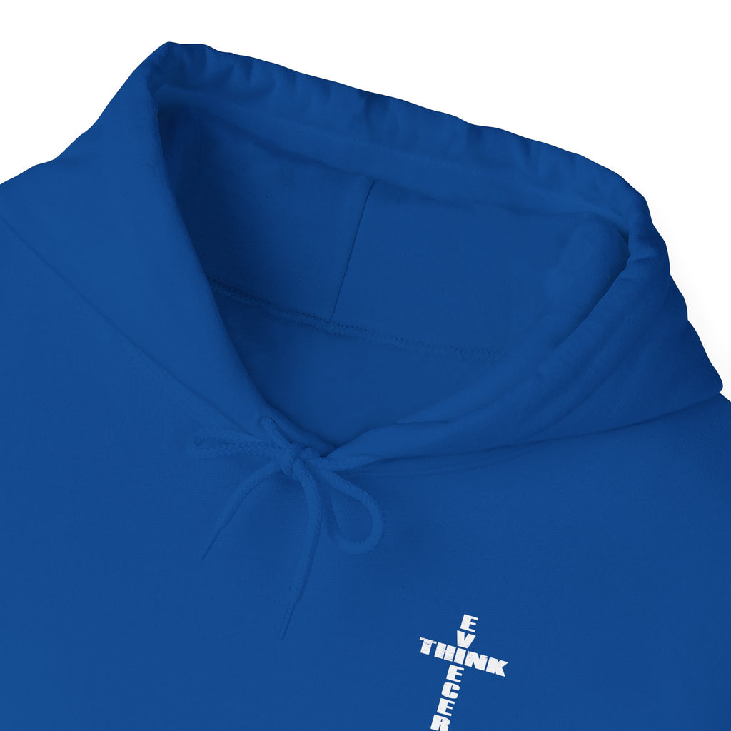 Think / Receive Small Cross Hoodie