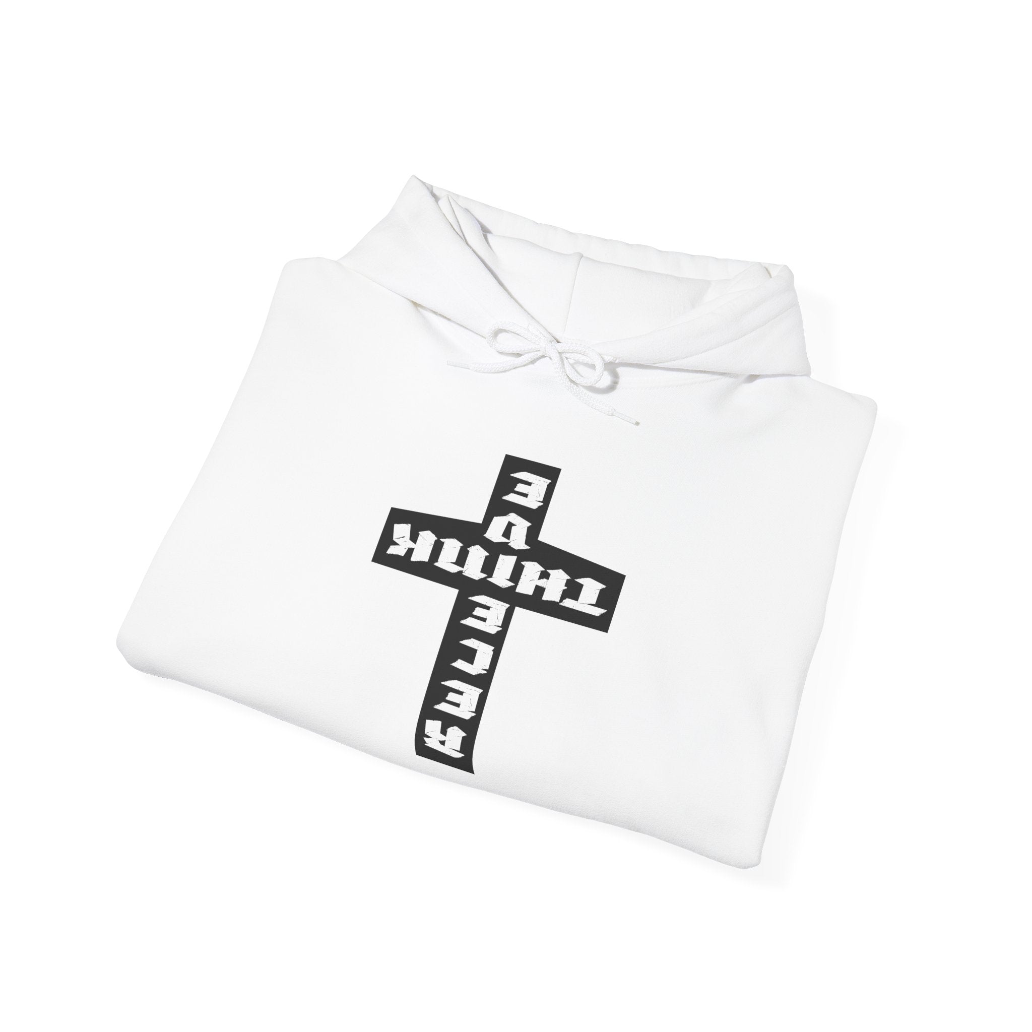 Think / Receive Reverse Cross Hoodie