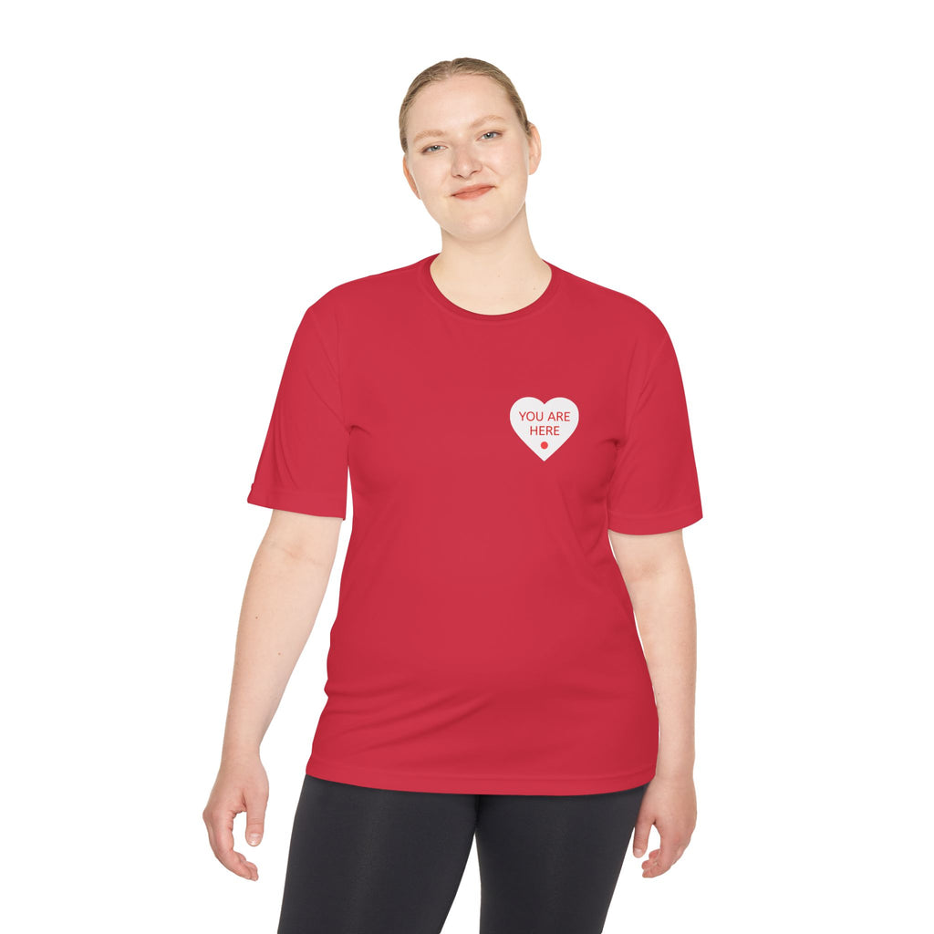 You Are Here Performance Tee —  Moisture-Wicking Shirt