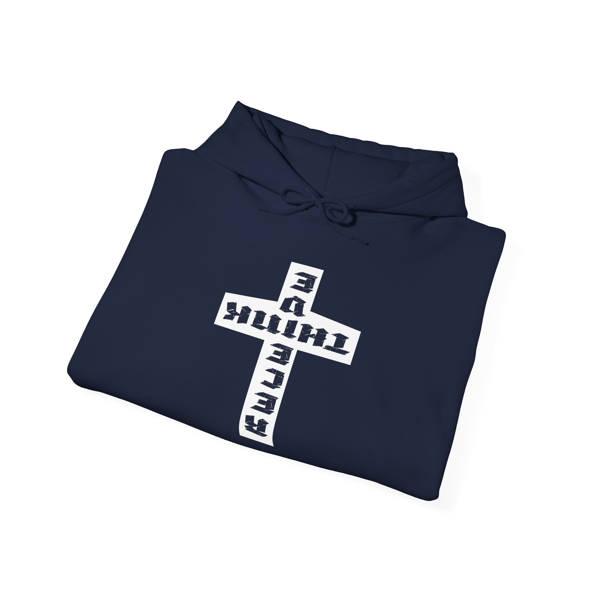Think / Receive Reverse Cross Hoodie