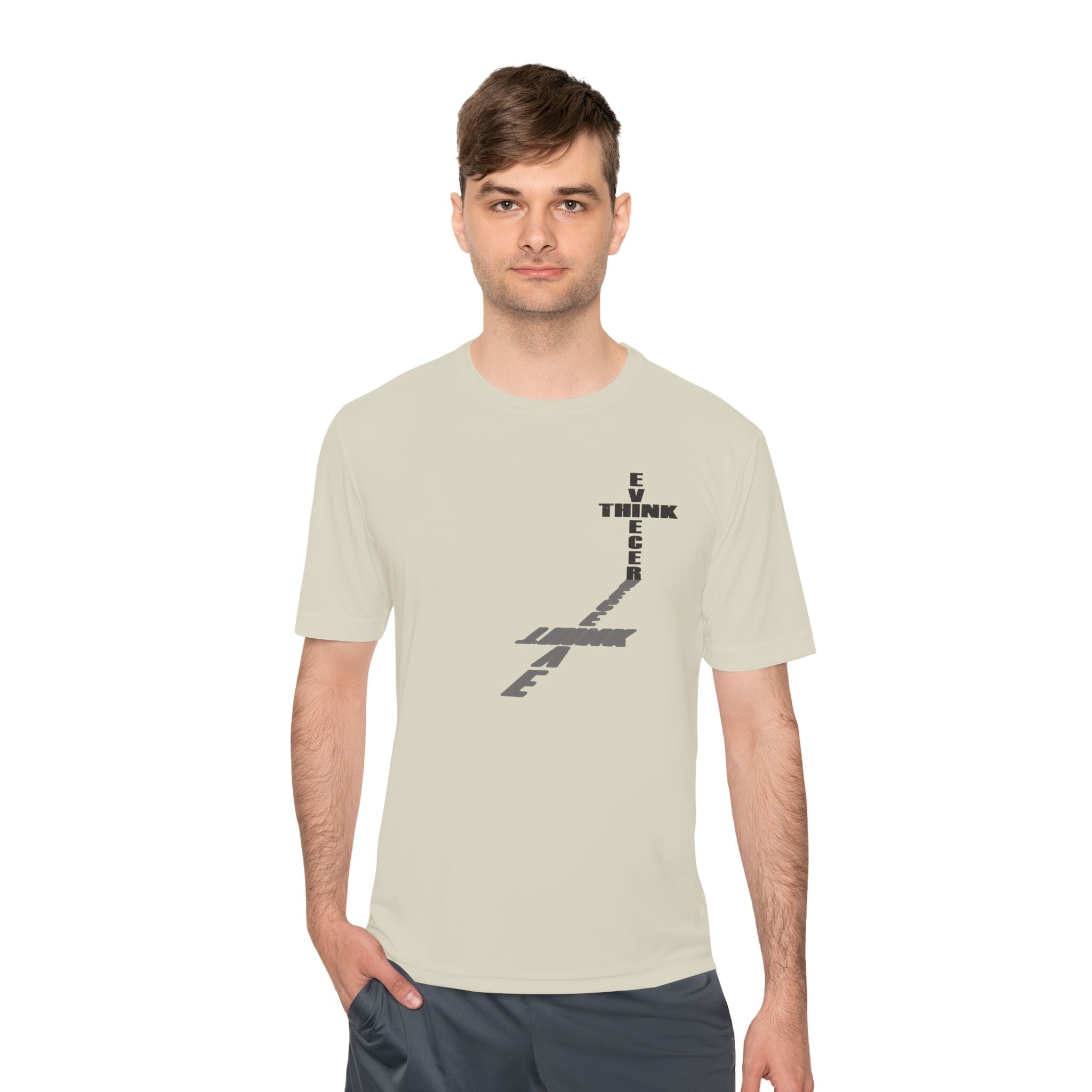 Think / Receive Small Cross Performance Tee —  Moisture-Wicking Shirt