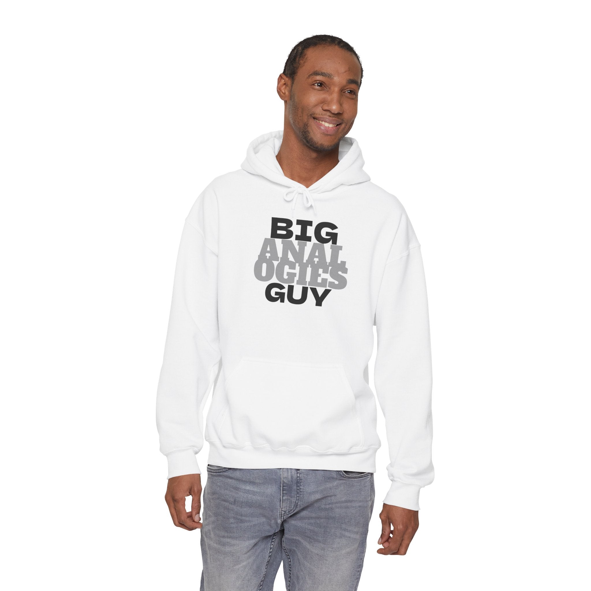 Big Analogies Guy Hoodie