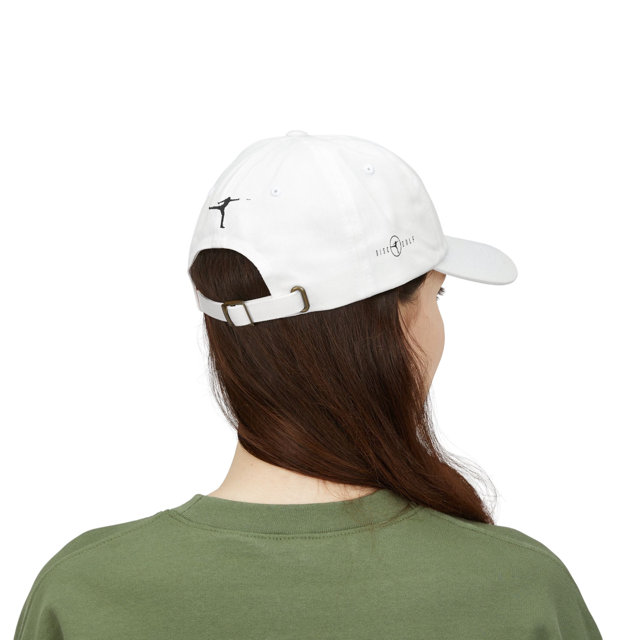 Disc Golf Dad Cap – Vintage Throwing Silhouette