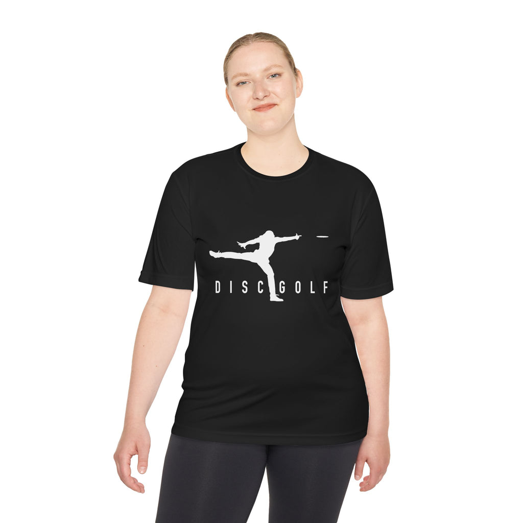 Disc Golf Man XLOGO Performance Tee —  Moisture-Wicking Shirt