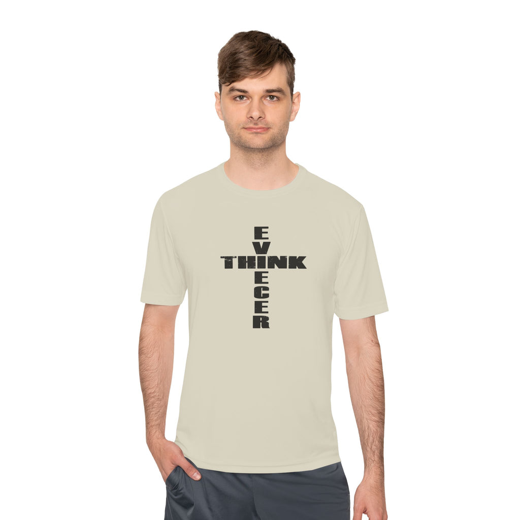 Think / Receive Cross Performance Tee —  Moisture-Wicking Shirt