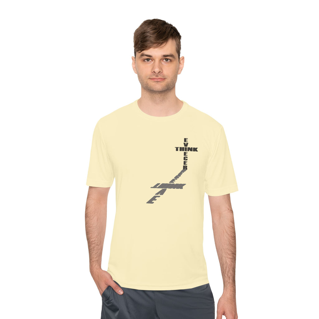 Think / Receive Small Cross Performance Tee —  Moisture-Wicking Shirt
