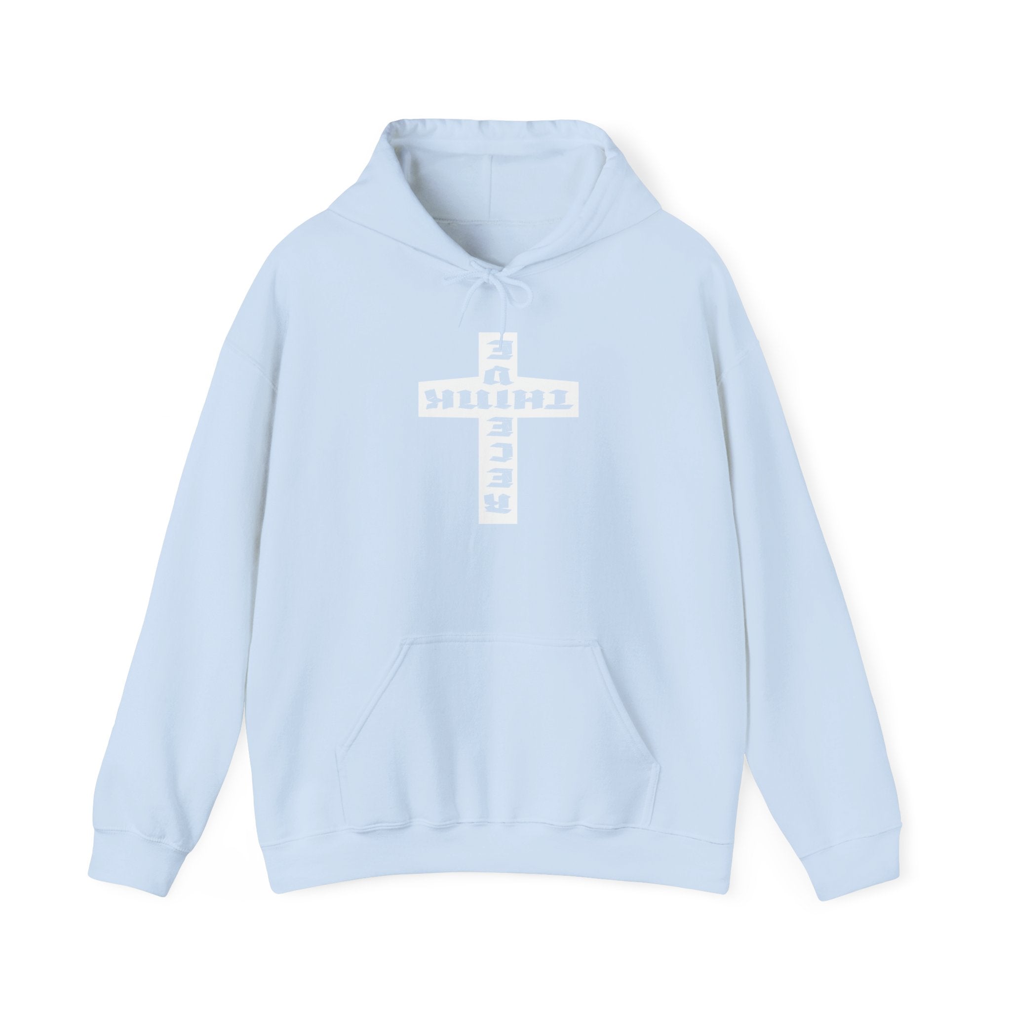 Think / Receive Reverse Cross Hoodie