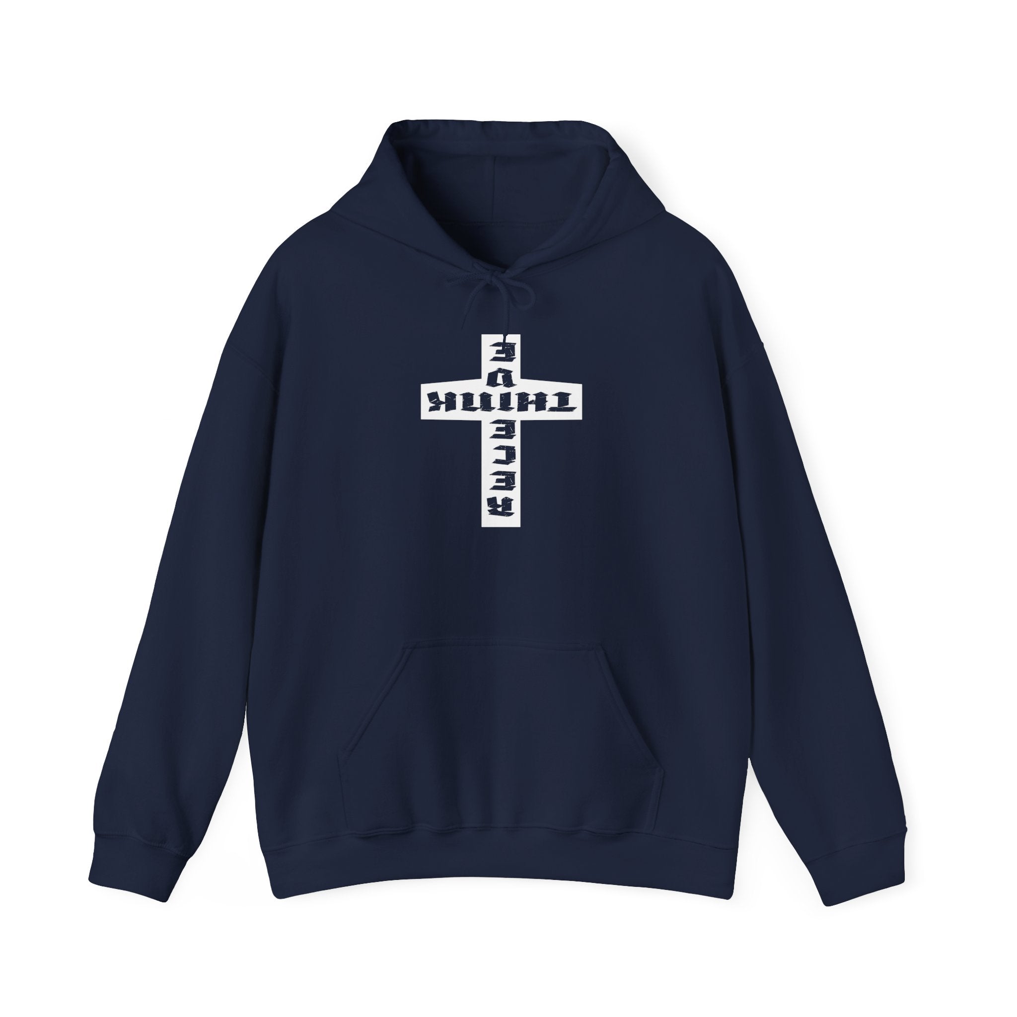 Think / Receive Reverse Cross Hoodie