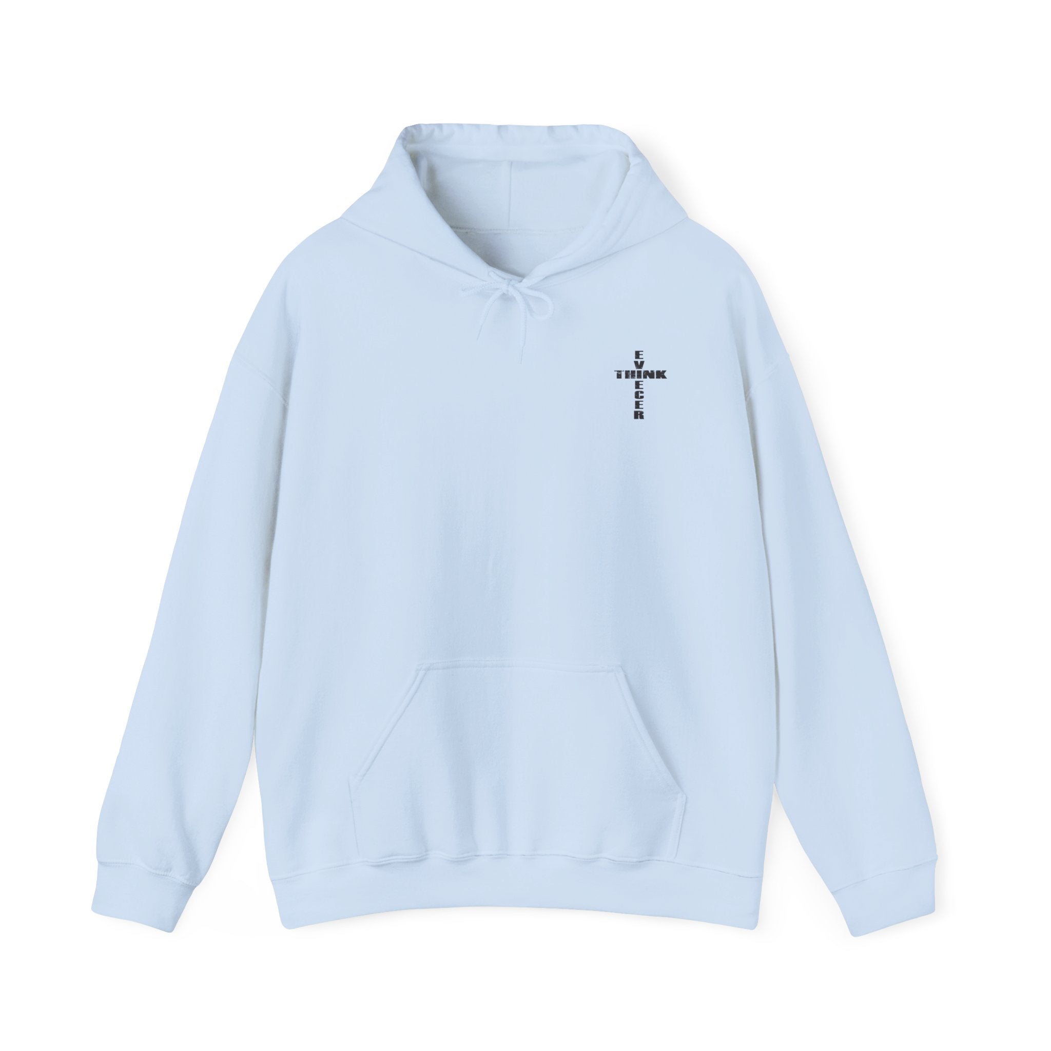 Think / Receive Small Cross Hoodie