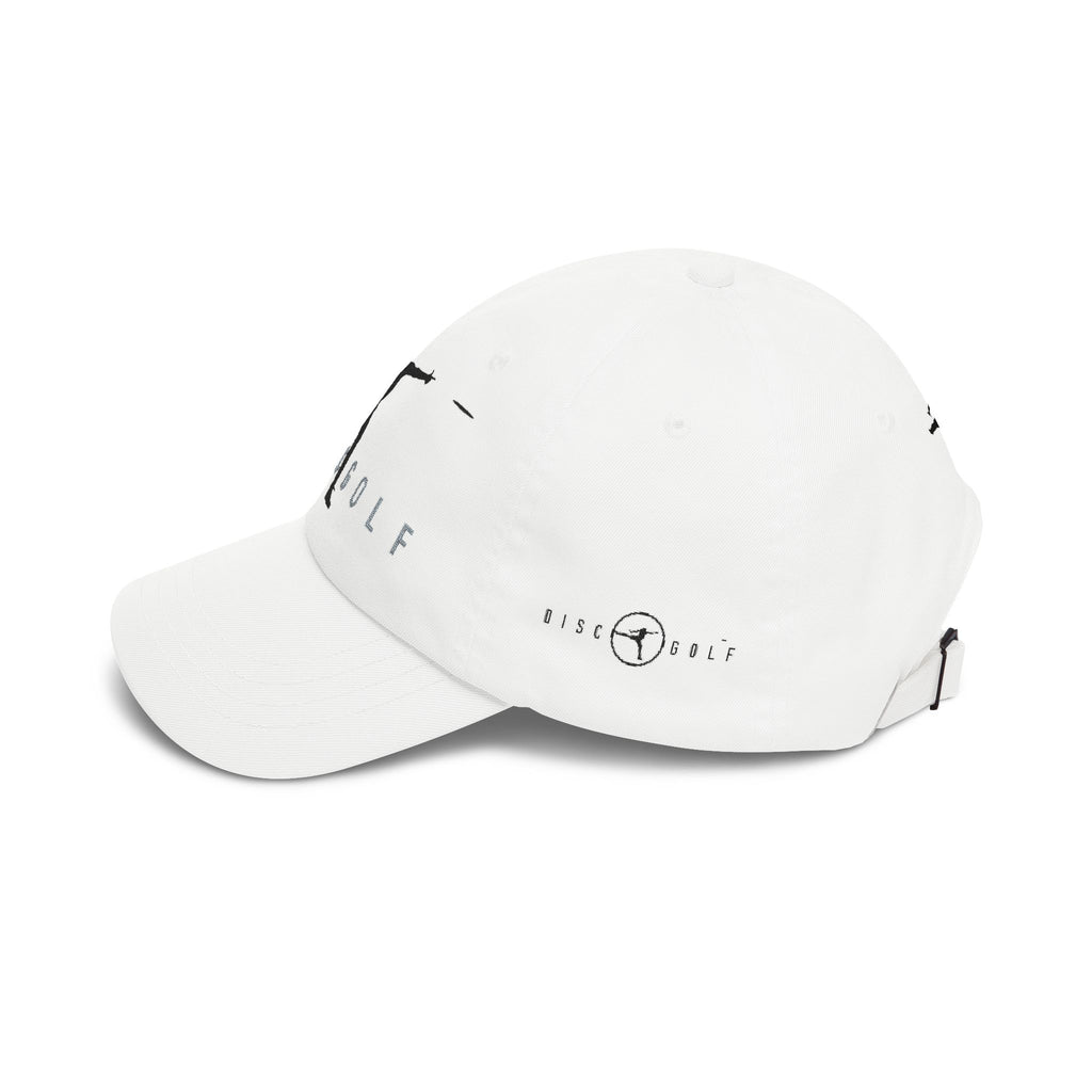 Disc Golf Dad Cap – Vintage Throwing Silhouette