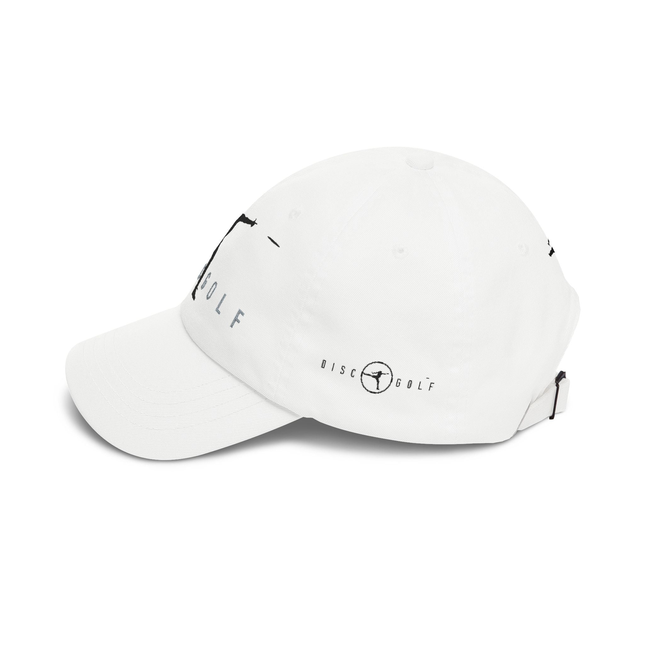Disc Golf Dad Cap – Vintage Throwing Silhouette