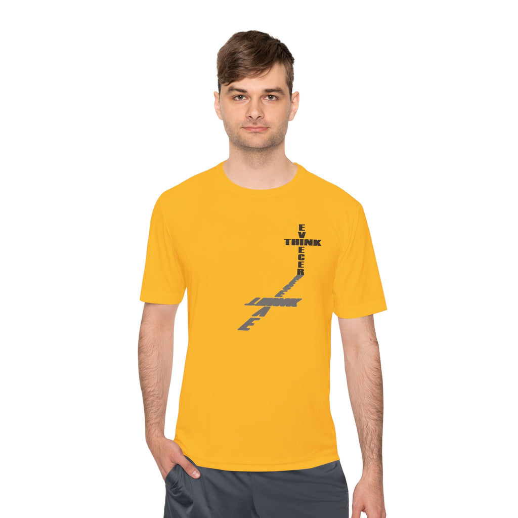 Think / Receive Small Cross Performance Tee —  Moisture-Wicking Shirt