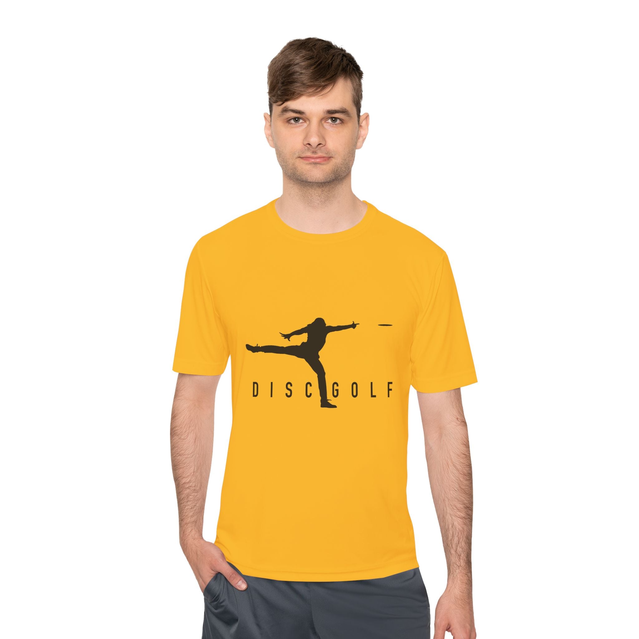 Disc Golf Man XLOGO Performance Tee —  Moisture-Wicking Shirt