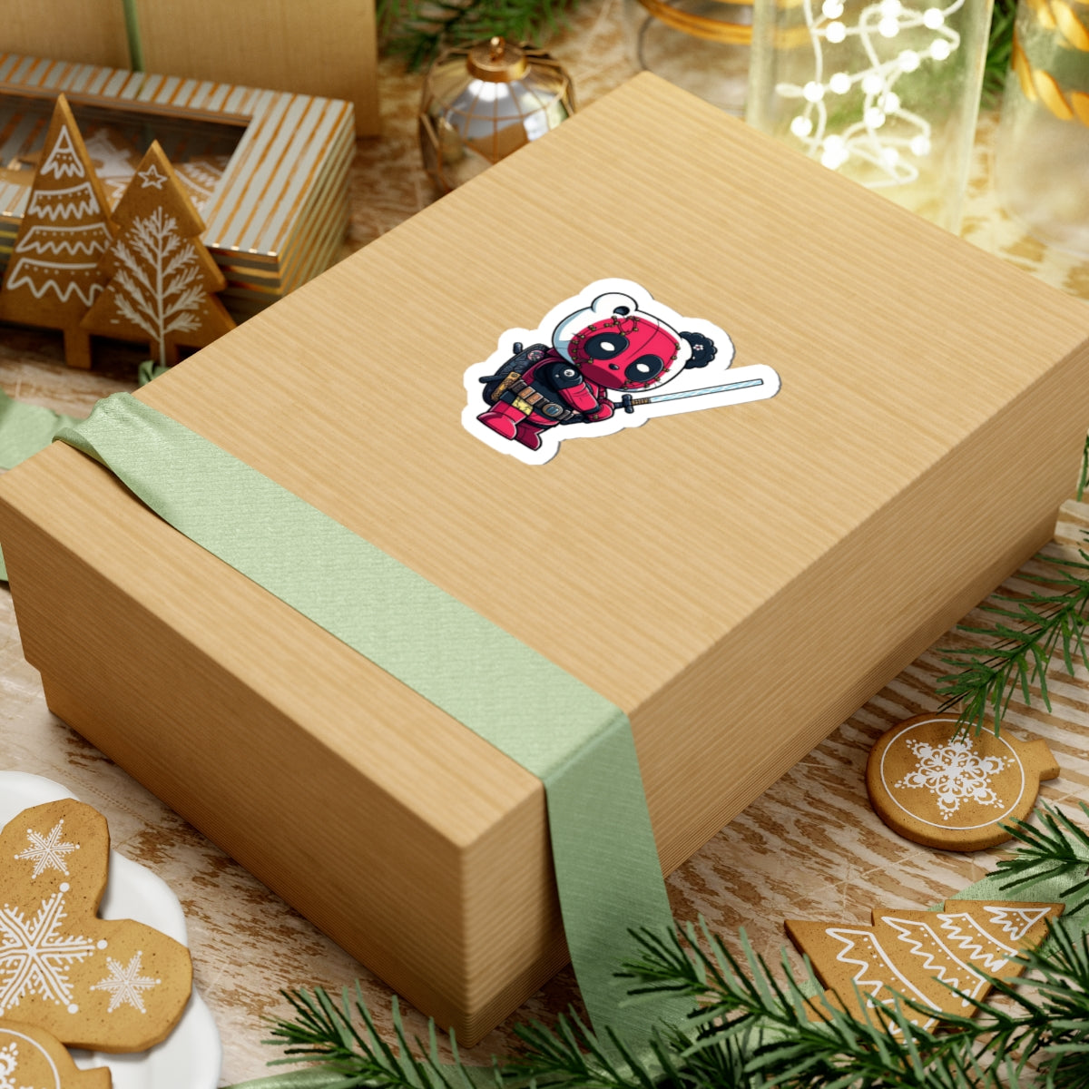 Hello Dead Kitty Cut Sticker — Silhouette Ace Logo
