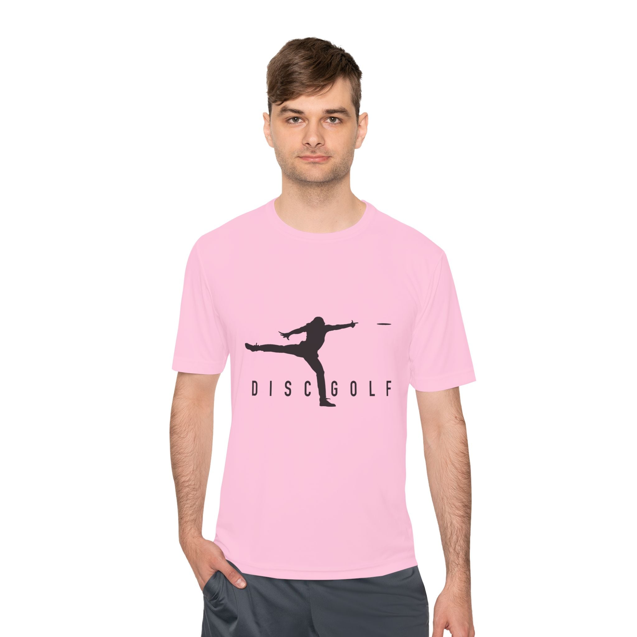 Disc Golf Man XLOGO Performance Tee —  Moisture-Wicking Shirt