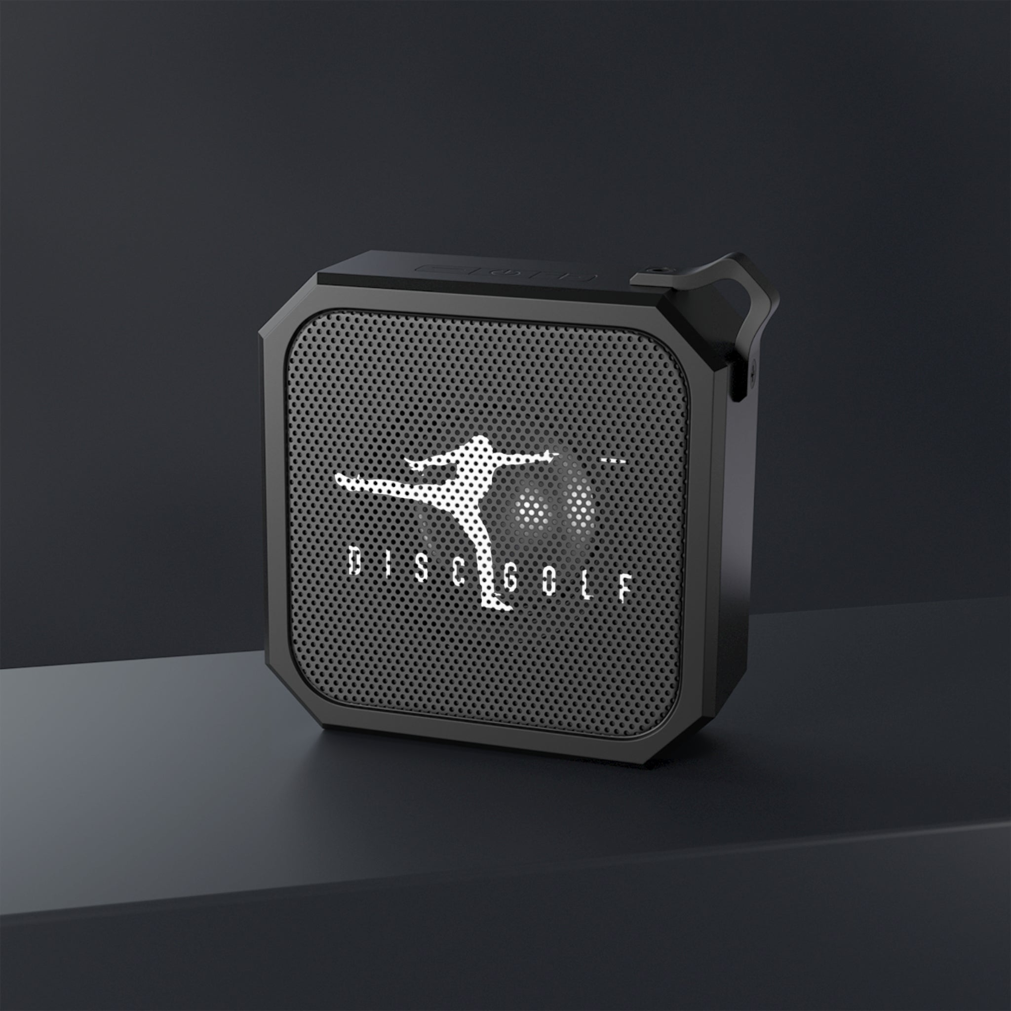 Disc Golf Man Outdoor Bluetooth Speaker — Portable Waterproof Camping Speaker