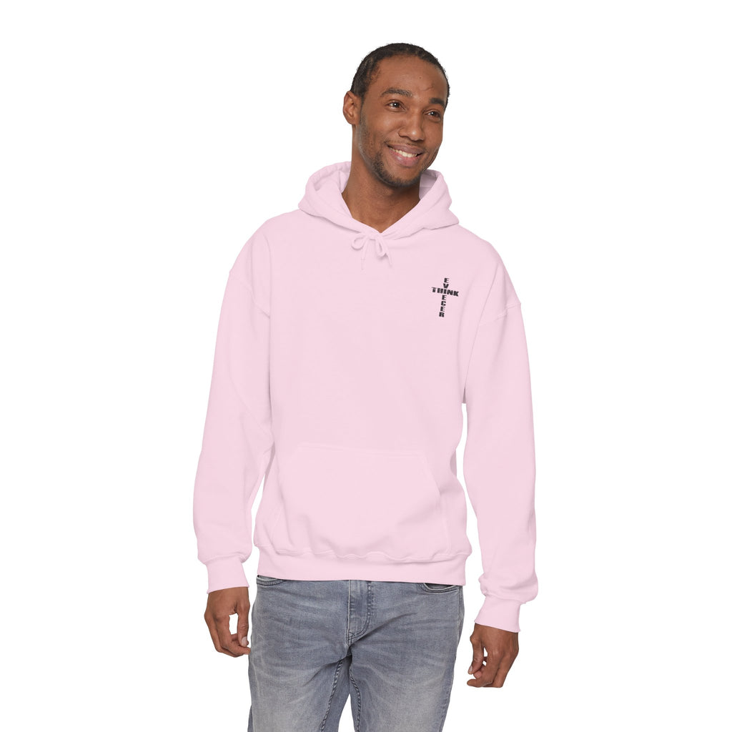 Think / Receive Small Cross Hoodie