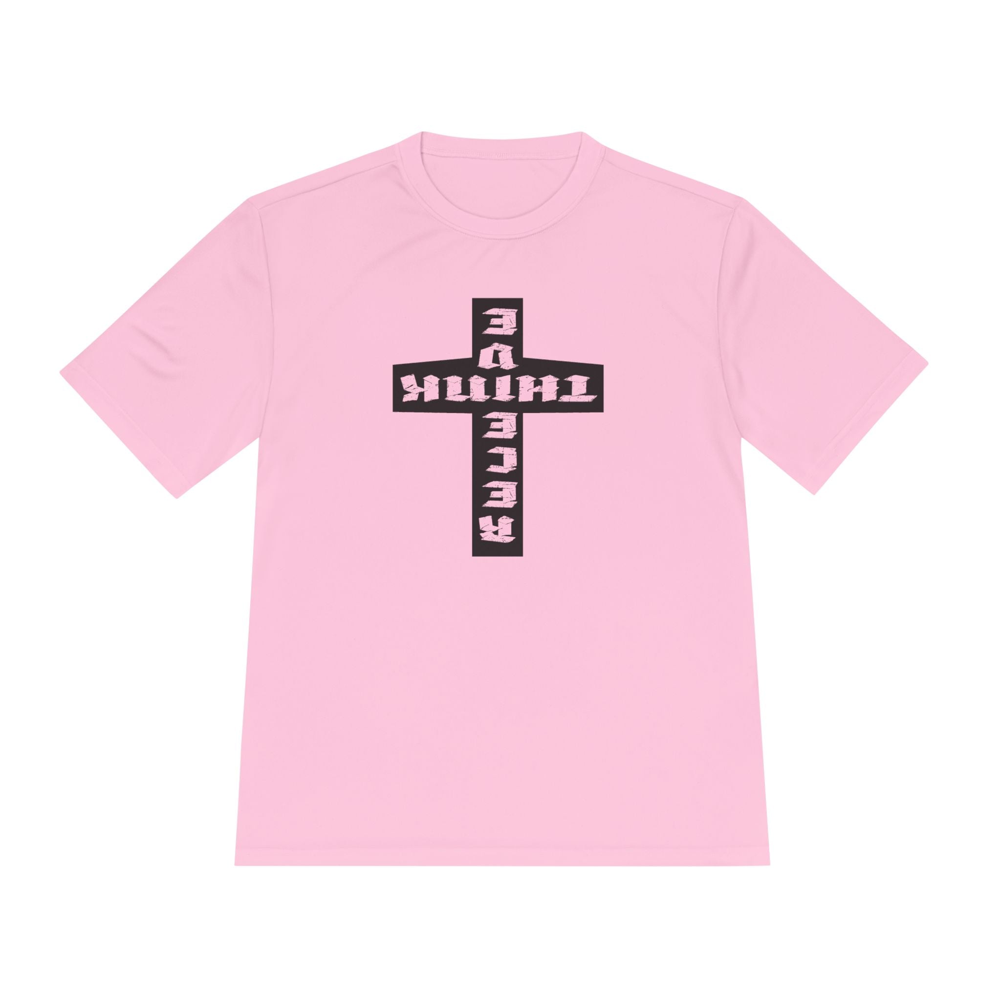 Think / Receive Reverse Cross Performance Tee —  Moisture-Wicking Shirt