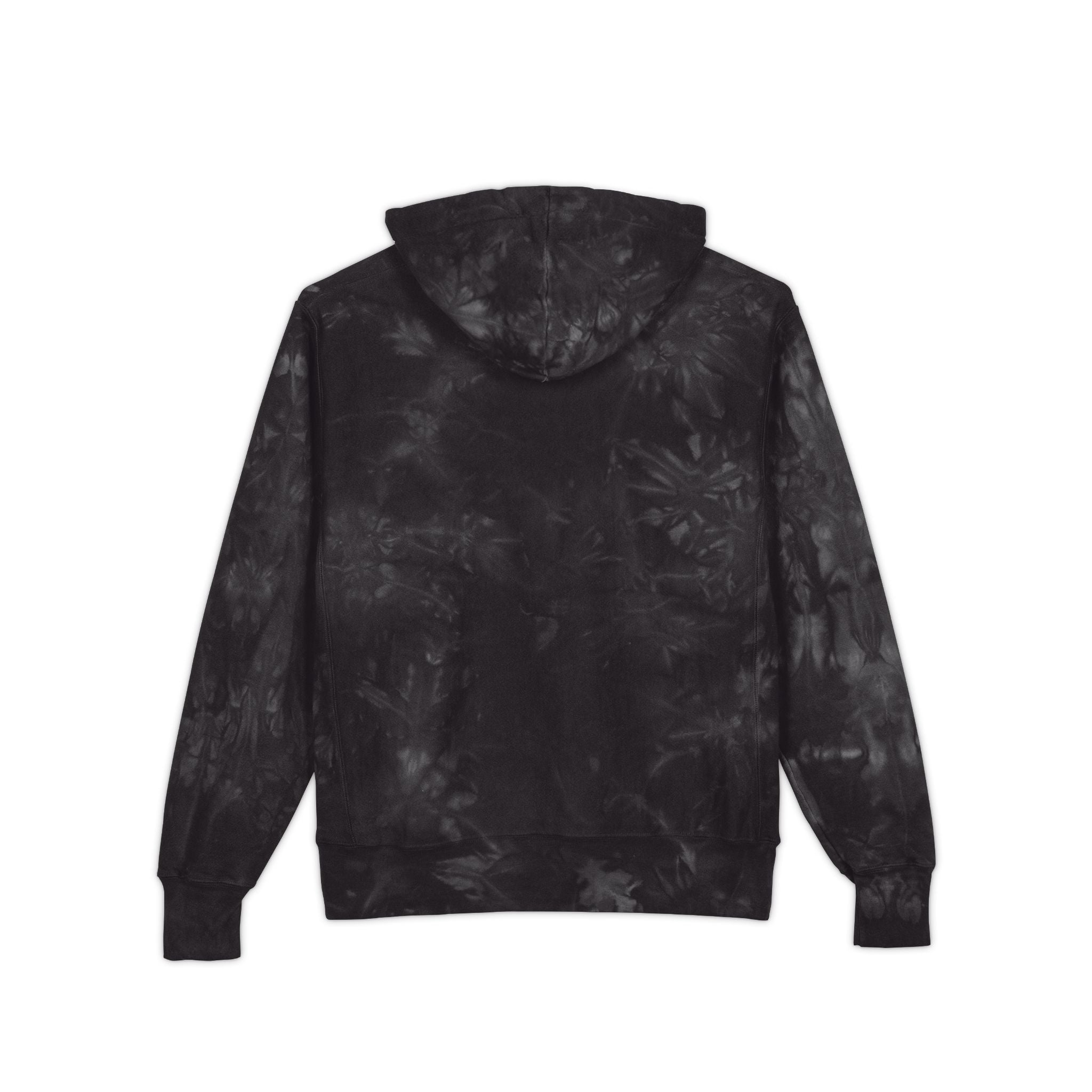 Disc Golf Man Logo Tie-Dye 'Rise Wolf' Embroidered Hoodie