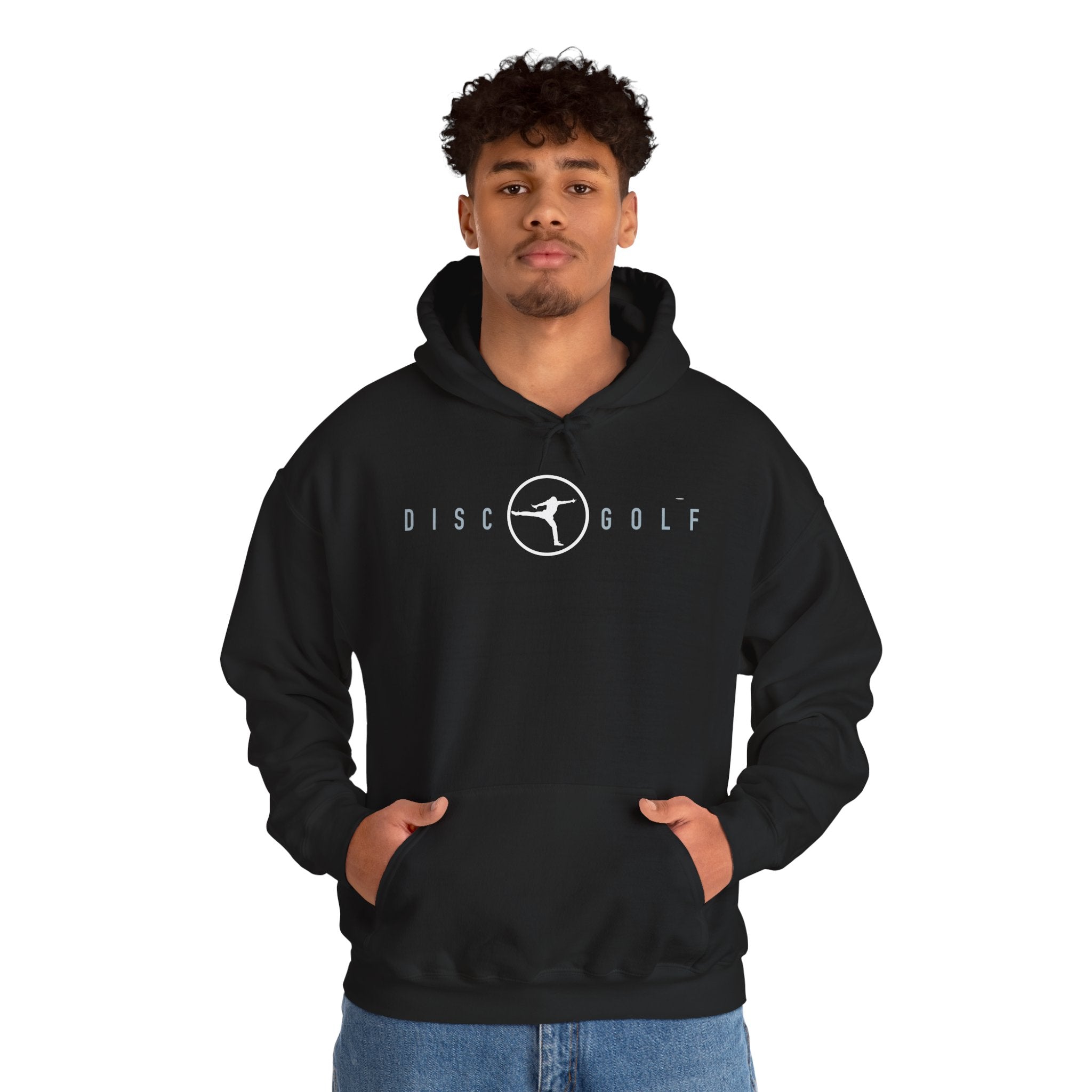 Disc Golf Man Throwing Hoodie