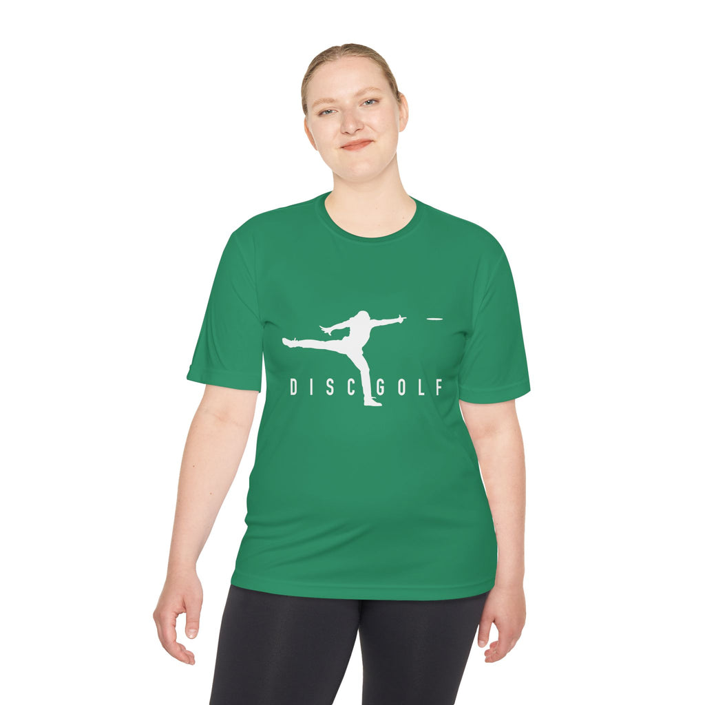 Disc Golf Man XLOGO Performance Tee —  Moisture-Wicking Shirt