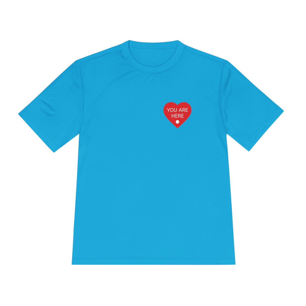 You Are Here Performance Tee —  Moisture-Wicking Shirt
