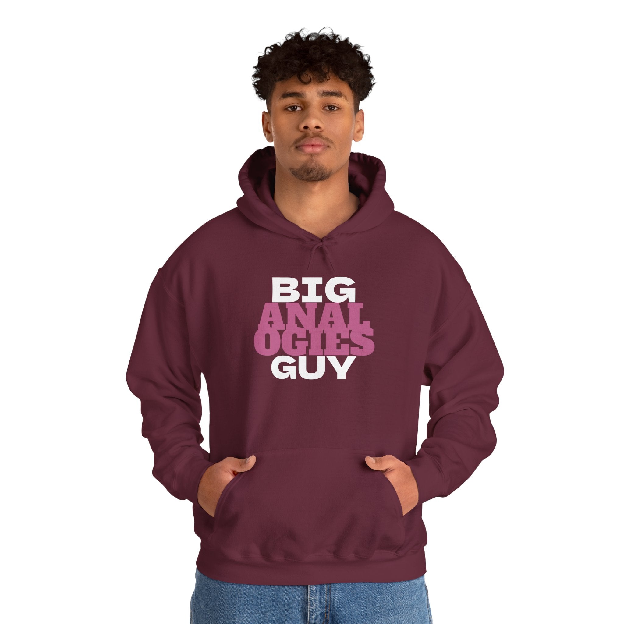 Big Analogies Guy Hoodie