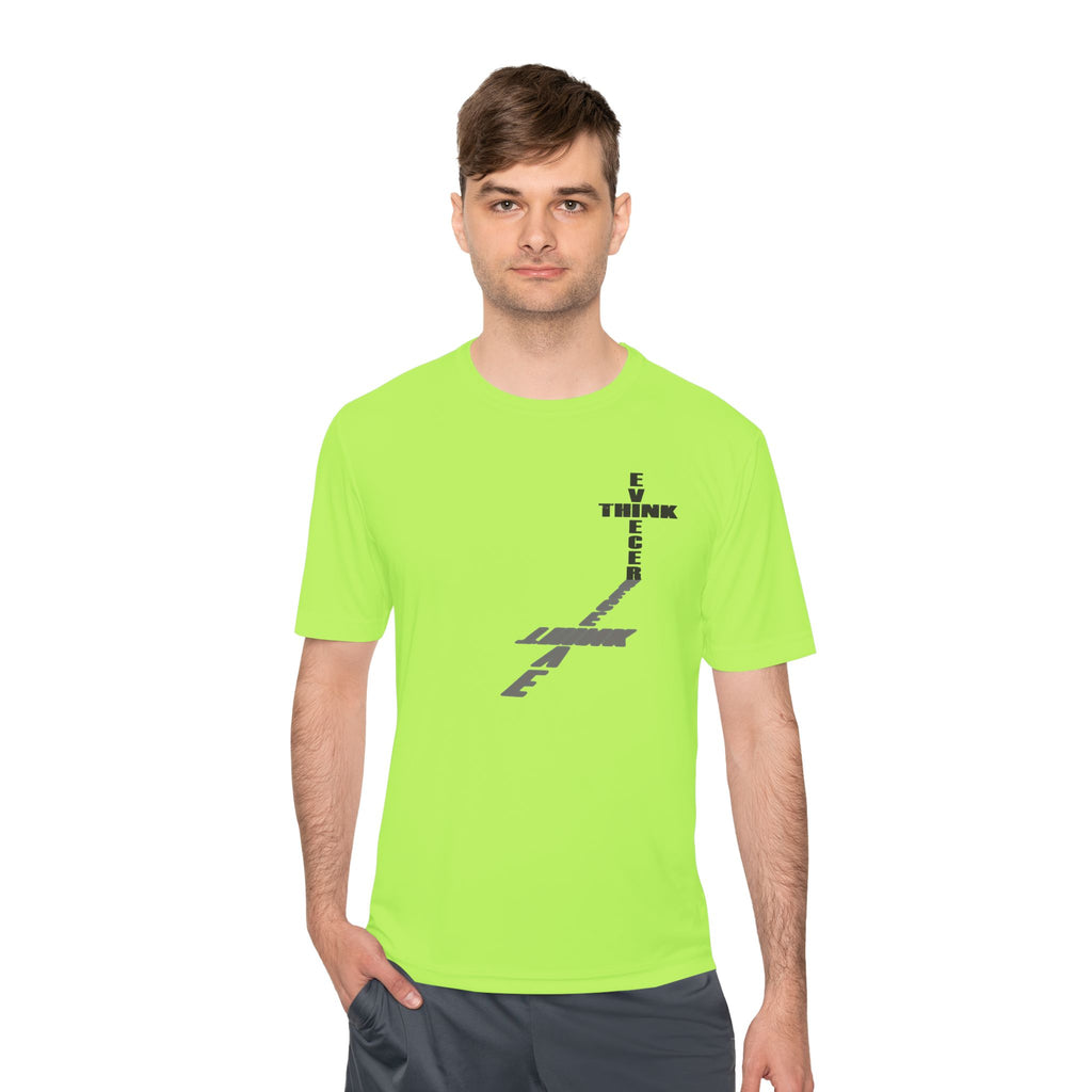 Think / Receive Small Cross Performance Tee —  Moisture-Wicking Shirt