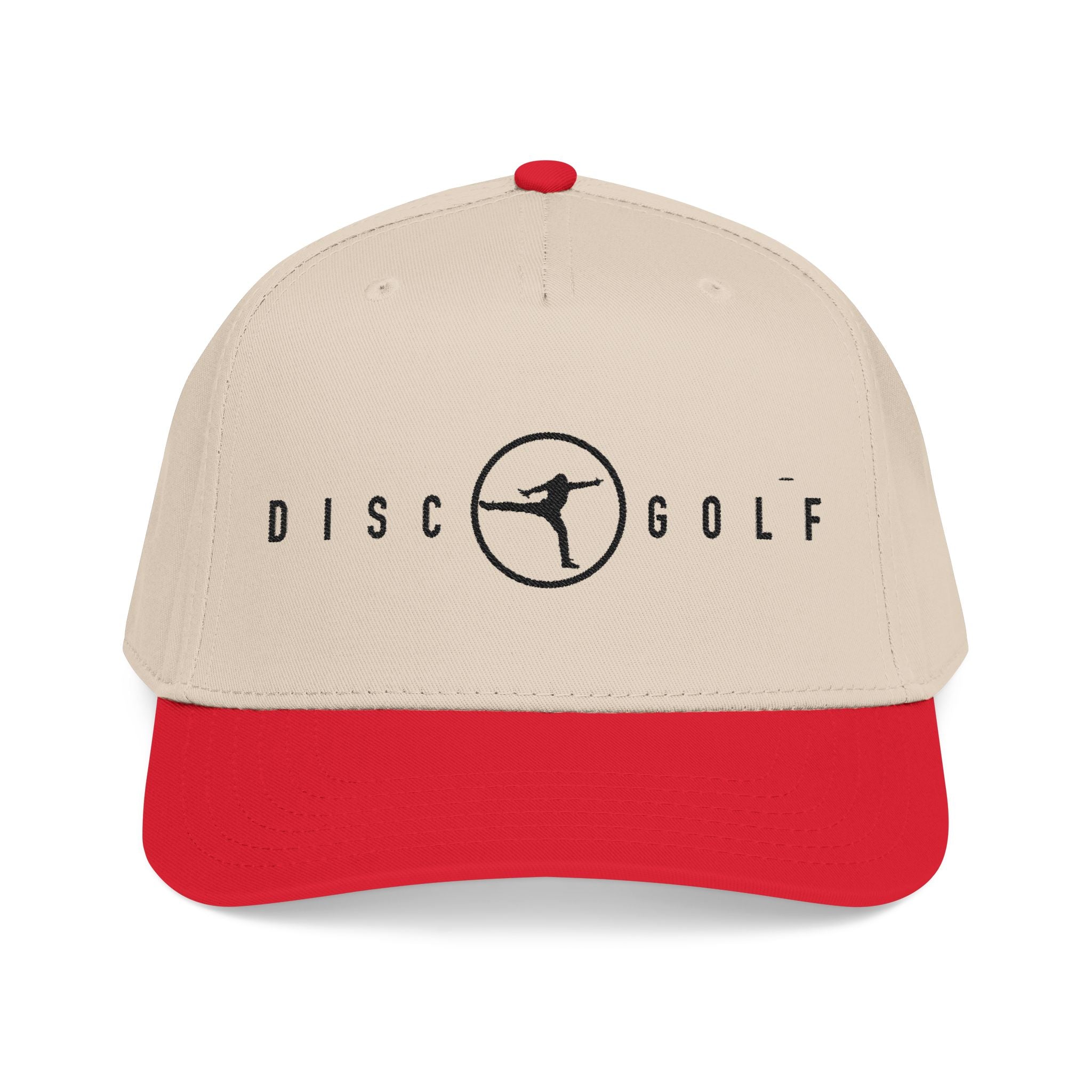 Disc Golf Man Mid Profile Baseball Cap