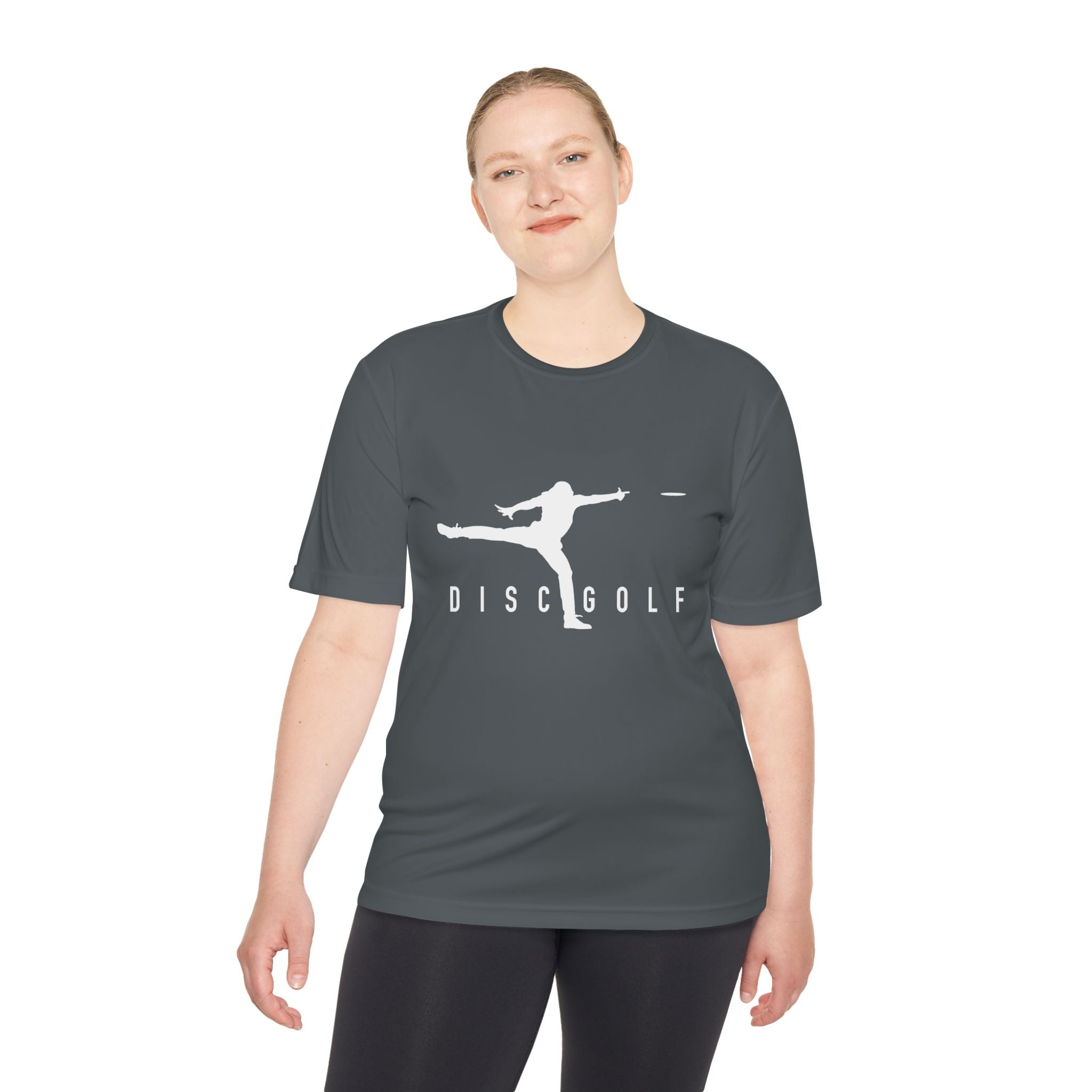 Disc Golf Man XLOGO Performance Tee —  Moisture-Wicking Shirt