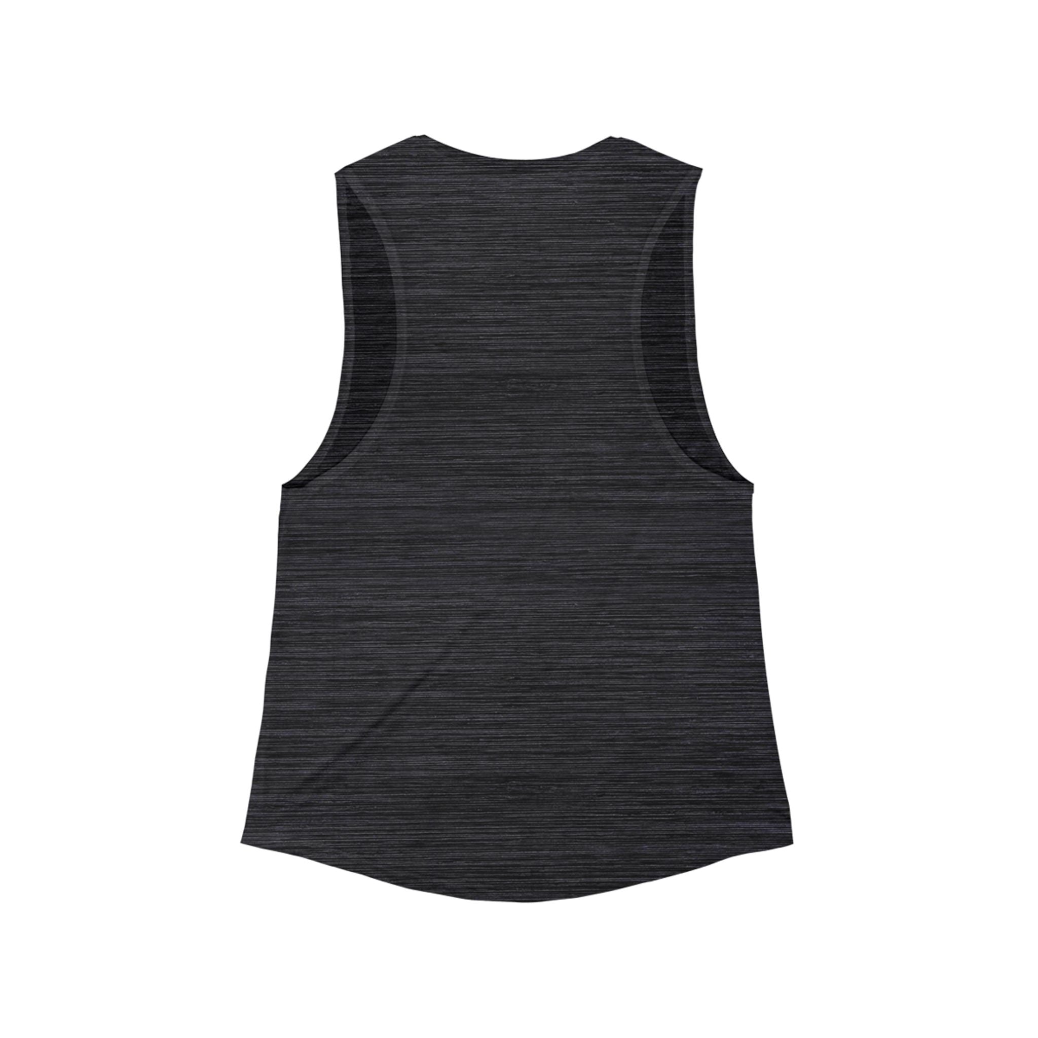 Disc Golf Man Yoga Pose Muscle Tank — Women's Flowy Scoop Athletic Tank Top