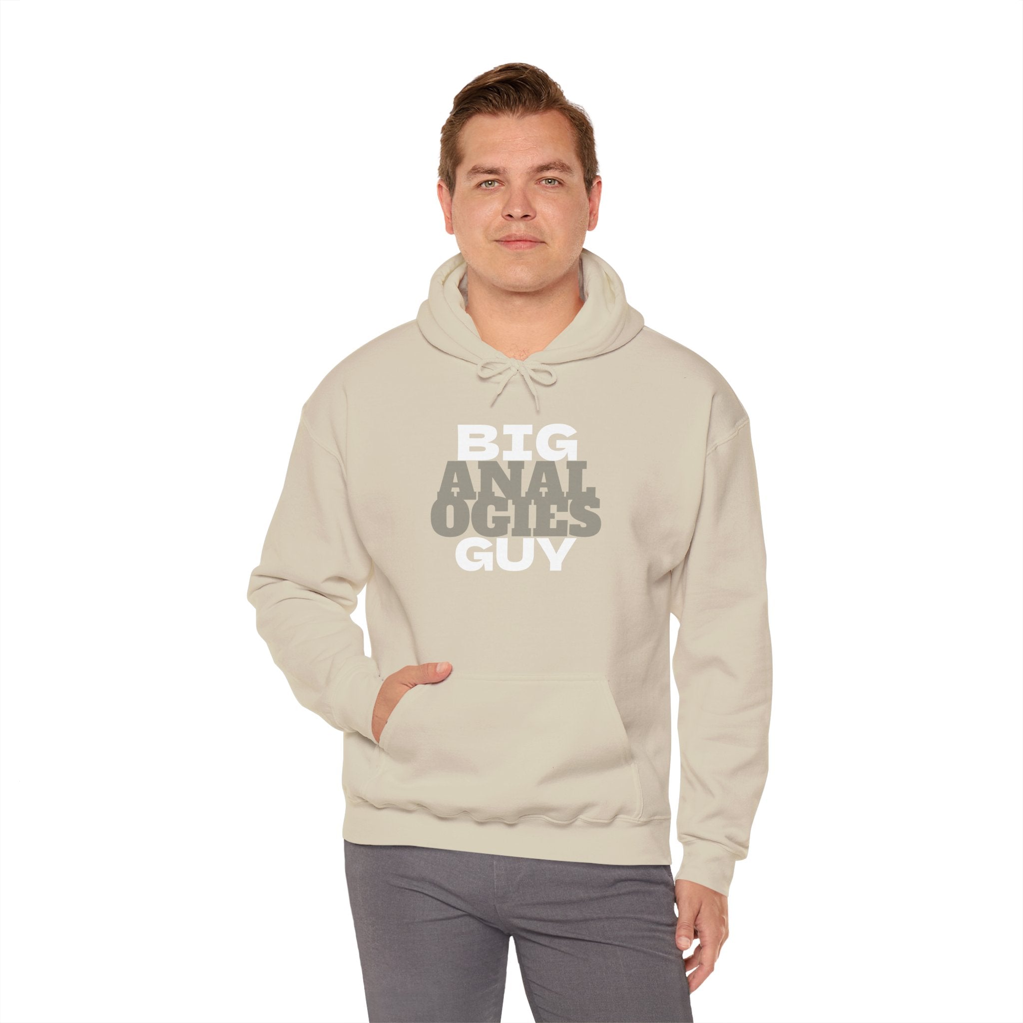 Big Analogies Guy Hoodie